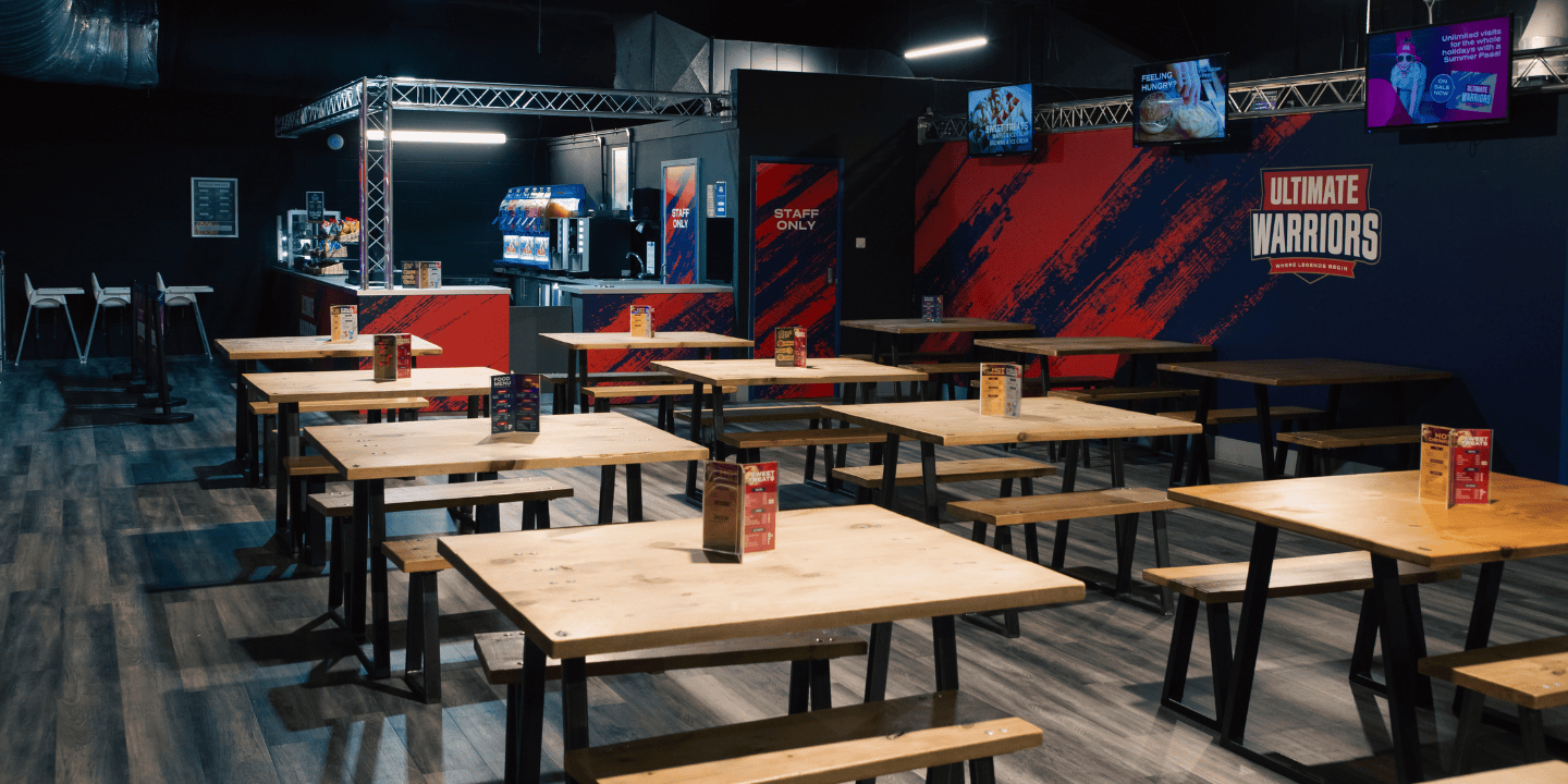 Ultimate Warriors adventure park - cafe - food and drink - Indoor Family Activity in Gloucester